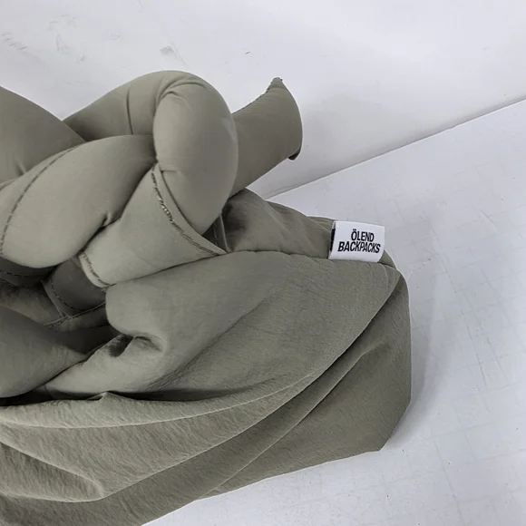 Knot-Accent Olive Green Women’s Shoulder Bag - Picture 3 of 16